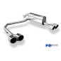 Peugeot 207 RC Silenziatore posteriore con uscite destra e sinistra (duplex)x100 Tipo 1 (Cod. F-PE02
