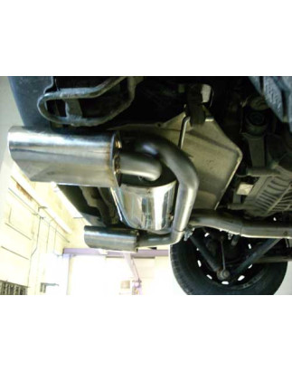 Audi A3 Tipo 8L quattro Silenziatore posteriore con uscite destra e sinistra Ø 63, (Cod. F-AU050115