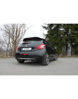 Peugeot 208 GTI Silenziatore posteriore con uscite destra e sinistra (duplex)x90 Tipo 1 (Cod. F-PE02