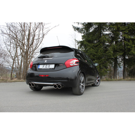Peugeot 208 GTI Silenziatore posteriore con uscite destra e sinistra (duplex)x90 Tipo 1 (Cod. F-PE02