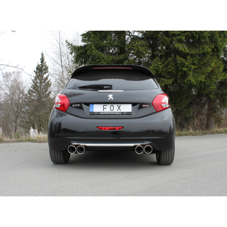 Peugeot 208 GTI Silenziatore posteriore con uscite destra e sinistra (duplex)x90 Tipo 1 (Cod. F-PE02