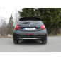 Peugeot 208 GTI Silenziatore posteriore con uscite destra e sinistra (duplex)x90 Tipo 1 (Cod. F-PE02