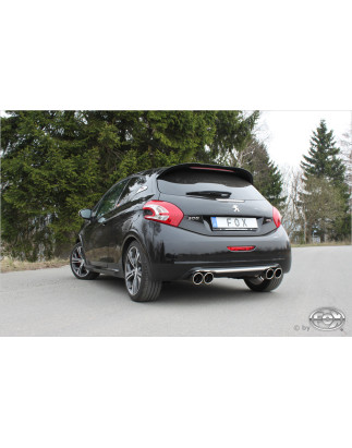 Peugeot 208 GTI Silenziatore posteriore con uscite destra e sinistra (duplex)x90 Tipo 1 (Cod. F-PE02