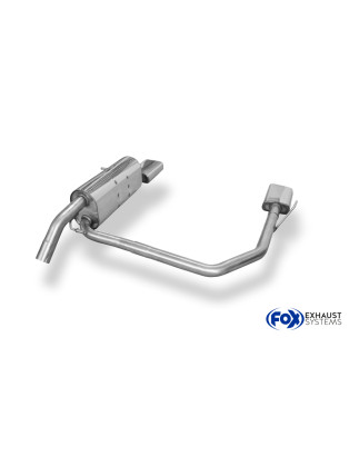 Peugeot 208 GTI Silenziatore posteriore con uscite destra e sinistra (duplex) – 145x65 tipo (Cod. 