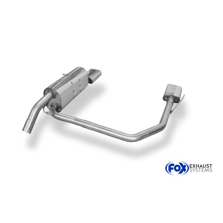 Peugeot 208 GTI Silenziatore posteriore con uscite destra e sinistra (duplex) – 145x65 tipo (Cod. 