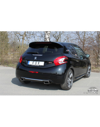 Peugeot 208 GTI Silenziatore posteriore con uscite destra e sinistra (duplex) – 145x65 tipo (Cod. 