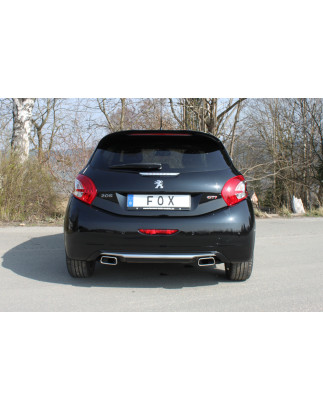 Peugeot 208 GTI Silenziatore posteriore con uscite destra e sinistra (duplex) – 145x65 tipo (Cod. 