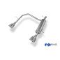 Peugeot 208 GTI Silenziatore posteriore con uscite destra e sinistra (duplex)x76 Tipo 1 (Cod. F-PE02