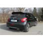 Peugeot 208 GTI Silenziatore posteriore con uscite destra e sinistra (duplex)x76 Tipo 1 (Cod. F-PE02
