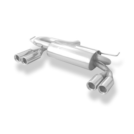 Audi S3 Tipo 8L Silenziatore posteriore con uscite destra e sinistra Ø 63,5mm – 2x (Cod. F-AU0500