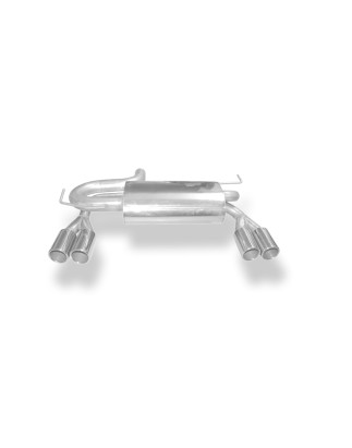 Audi A3 Tipo 8L quattro Silenziatore posteriore con uscite destra e sinistra Ø 63, (Cod. F-AU050115