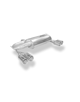 Audi A3 Tipo 8L quattro Silenziatore posteriore con uscite destra e sinistra Ø 63, (Cod. F-AU050115