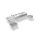 Audi A3 Tipo 8L quattro Silenziatore posteriore con uscite destra e sinistra Ø 63, (Cod. F-AU050115