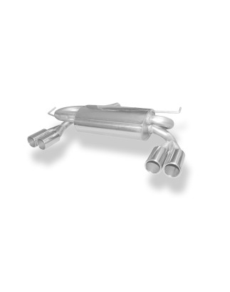 Audi A3 Tipo 8L quattro Silenziatore posteriore con uscite destra e sinistra Ø 63, (Cod. F-AU050115