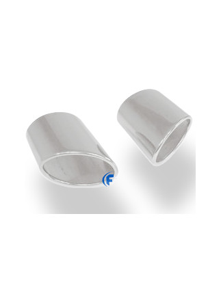 VW Beetle Tipo 16 Silenziatore posteriore con uscite destra e sinistra (duplex) – 115x85 ty (Cod. 