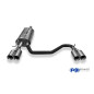 VW Passat 3B/ 3BG Silenziatore posteriore con uscite destra e sinistra (duplex)x80 tipo (Cod. F-VW02