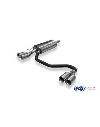 VW Passat 3B/ 3BG Silenziatore posteriore con uscite destra e sinistra (duplex)x80 tipo (Cod. F-VW02