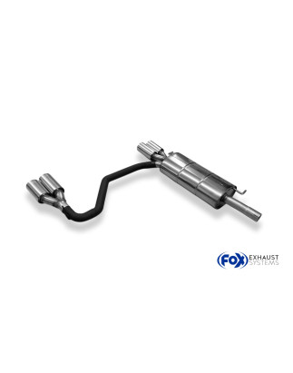VW Passat 3B/ 3BG Silenziatore posteriore con uscite destra e sinistra (duplex)x80 tipo (Cod. F-VW02
