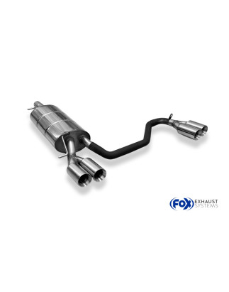 VW Passat 3B/ 3BG Silenziatore posteriore con uscite destra e sinistra (duplex)x80 tipo (Cod. F-VW02