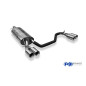 VW Passat 3B/ 3BG Silenziatore posteriore con uscite destra e sinistra (duplex)x80 tipo (Cod. F-VW02