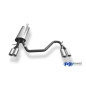 VW Passat 3B/ 3BG Silenziatore posteriore con uscite destra e sinistra (duplex)x76 tipo (Cod. F-VW02