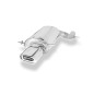 Audi A4/ S4 Tipo B5 quattro Silenziatore posteriore Ø70mm – 135x80 ty (Cod. F-AU060042-593)