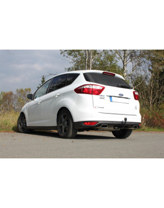 Ford C-Max II Silenziatore posteriore con uscite destra e sinistra (duplex) – 146x65 Tipo 59 (Cod.