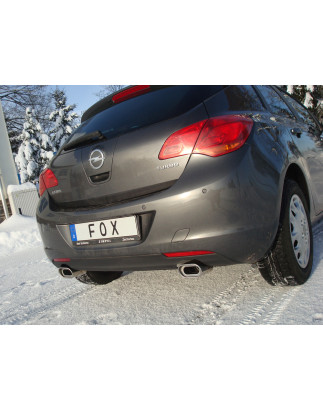 Opel Astra J berlina Silenziatore uscita posteriore destra e sinistra (Cod. F-OP043023-593)