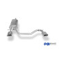 VW Passat 3B/ 3BG Silenziatore posteriore con uscite destra e sinistra (duplex) – 135x80 ty (Cod. 