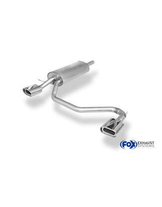 VW Passat 3B/ 3BG Silenziatore posteriore con uscite destra e sinistra (duplex) – 135x80 ty (Cod. 