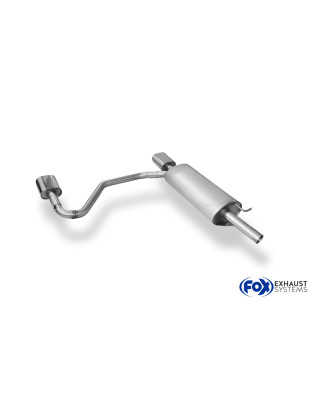 VW Passat 3B/ 3BG Silenziatore posteriore con uscite destra e sinistra (duplex) – 135x80 ty (Cod. 