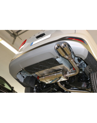 Ford Focus IV Turnier/ Kombi Silenziatore posteriore – 2x80 Tipo 25 (Cod. F-FO033005-290)