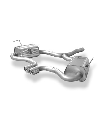 Mini Cooper S cabrio R52 Silenziatore posteriore destra e sinistra exit cent (Cod. F-MN020113-148)