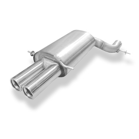 Audi A4/ S4 Tipo B5 quattro Silenziatore posteriore Ø70mm – 2x76 tipo (Cod. F-AU060042-068)