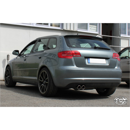 Audi A3 – 8P quattro Sportback Silenziatore posteriore Ø70mm – 2x90 t (Cod. F-AU051147-152)