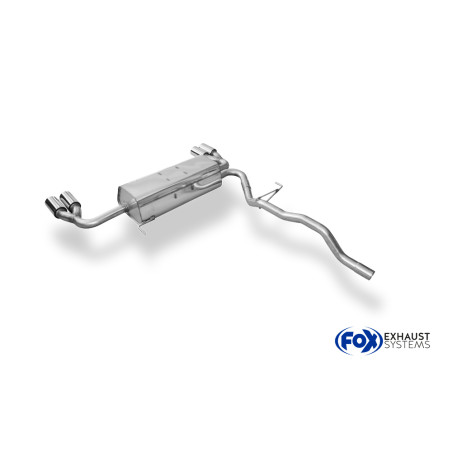 VW Bus T4 Syncro Silenziatore uscita posteriore destra e sinistra incl. (Cod. F-VW130075-068)