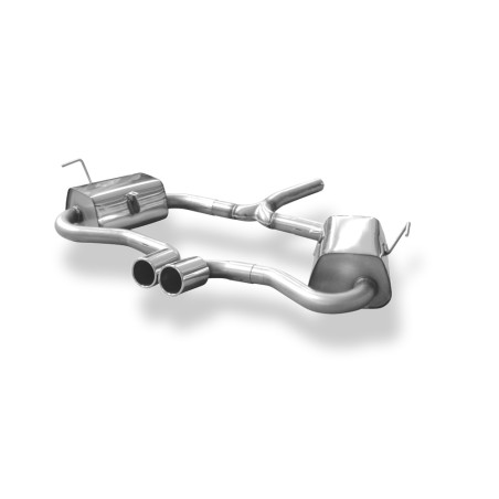 Mini Cooper S R53 Silenziatore posteriore destra e sinistra exit center – 2x (Cod. F-MN020094-052)