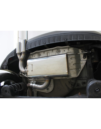 VW Beetle Tipo 16 – cabrio Silenziatore uscita posteriore sinistra – 2x80 t (Cod. F-VW101017-130