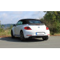 VW Beetle Tipo 16 – cabrio Silenziatore uscita posteriore sinistra – 2x80 t (Cod. F-VW101057-132