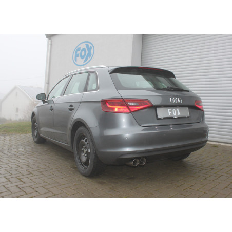 Audi A3 – 8V Sportback Silenziatore posteriore – 2x80 Tipo 25 (Cod. F-AU052007-290)