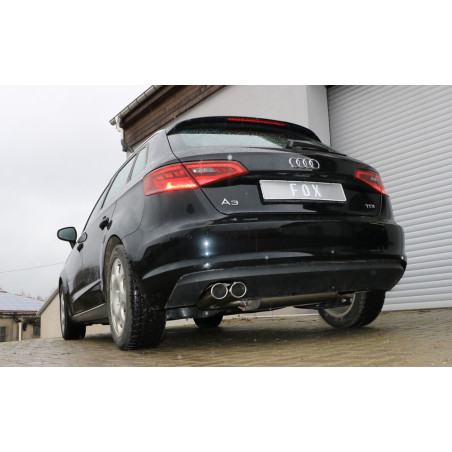 Audi A3 – 8V Sportback Silenziatore posteriore – 2x88x74 Tipo 32 (Cod. F-AU052007-344)