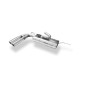 Audi A3 – 8V berlina "senza S-Line" Silenziatore posteriore – 2x80 t (Cod. F-AU052067-290)