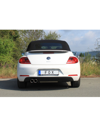 VW Beetle Tipo 16 – cabrio Silenziatore uscita posteriore sinistra – 2x90 t (Cod. F-VW101037-132