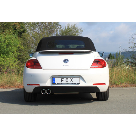 VW Beetle Tipo 16 – cabrio Silenziatore uscita posteriore sinistra – 2x90 t (Cod. F-VW101037-132