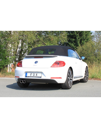VW Beetle Tipo 16 – cabrio Silenziatore uscita posteriore sinistra – 2x90 t (Cod. F-VW101037-132