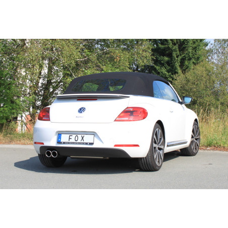 VW Beetle Tipo 16 – cabrio Silenziatore uscita posteriore sinistra – 2x90 t (Cod. F-VW101037-132