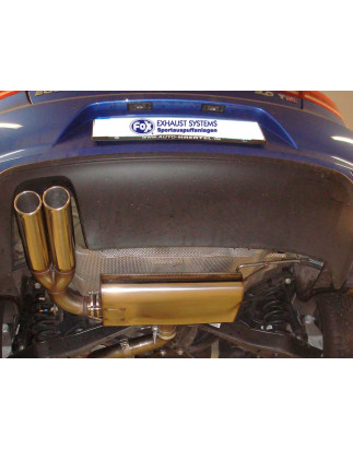 VW Eos 1F – Facelift Silenziatore posteriore on one side – 2x80 tipo (Cod. F-VW190067-130)