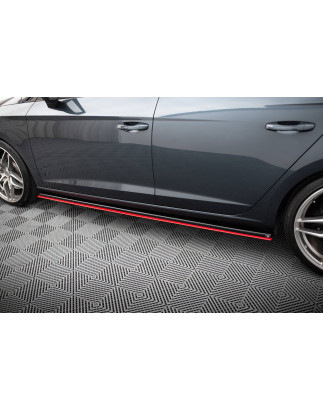 Diffusori minigonne V.3 Seat Leon Mk3 Cupra/ FR Facelift (Cod. M-SE-LE-3F-CU-SD2G+SD3RED)