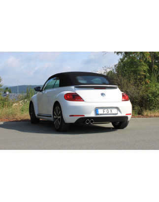 VW Beetle Tipo 16 – cabrio Silenziatore uscita posteriore sinistra – 2x80 t (Cod. F-VW101077-132