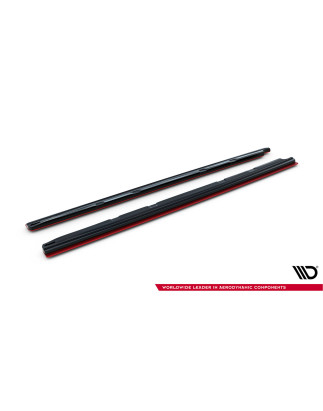 Diffusori minigonne V.3 Seat Leon Mk3 Cupra/ FR Facelift (Cod. M-SE-LE-3F-CU-SD2G+SD3RED)